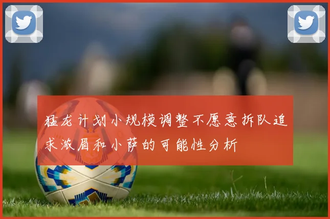 猛龙计划小规模调整不愿意拆队追求浓眉和小萨的可能性分析